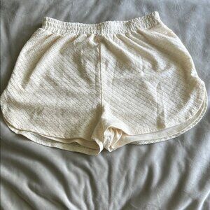 Wild Fable Cream Eyelet Pull On Shorts
